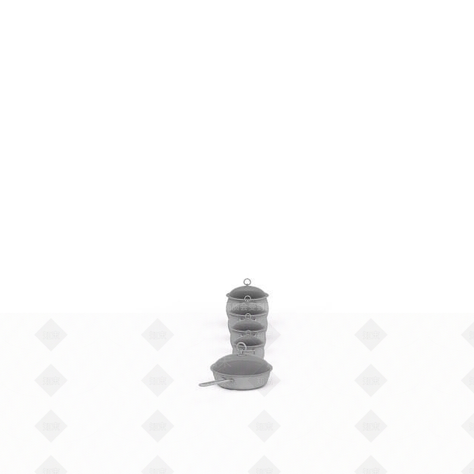 现代煲汤锅3D模型下载【ID:1199014112】