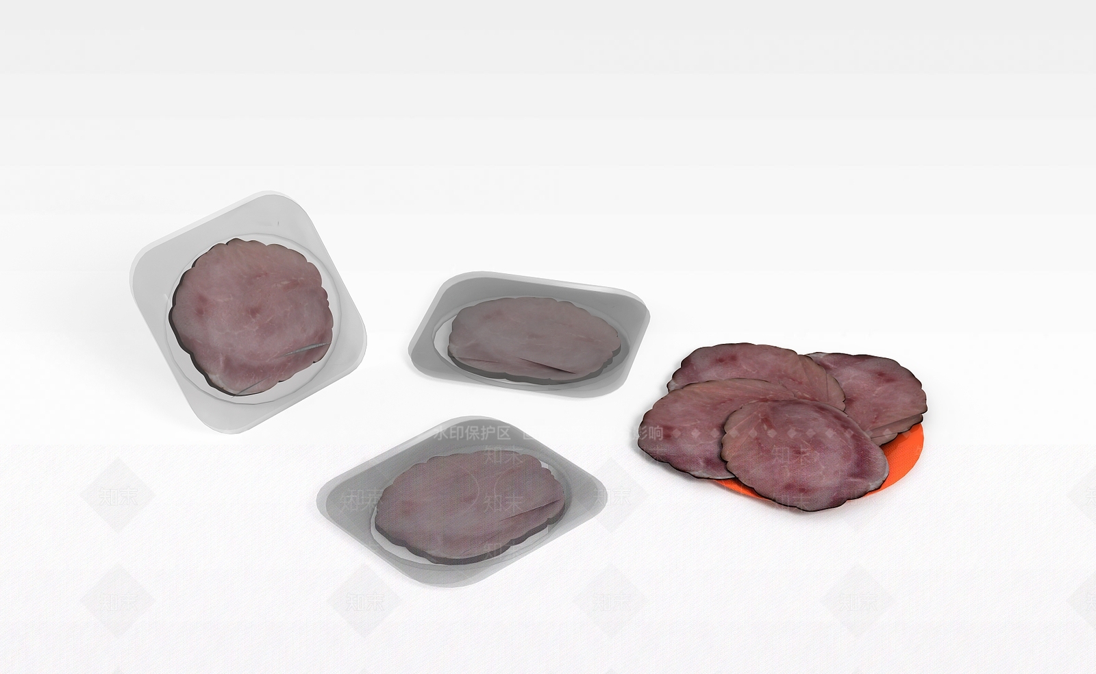 现代午餐肉3D模型下载【ID:1199014925】