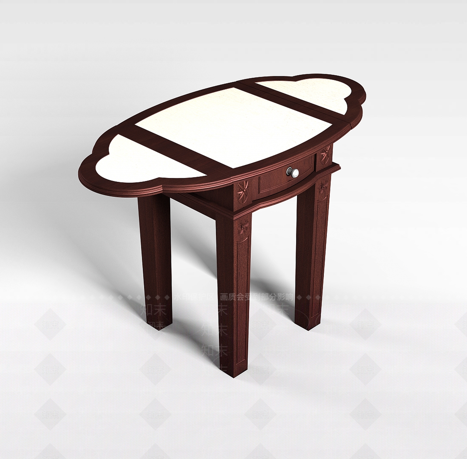 现代古典圆桌3D模型下载【ID:1199017048】