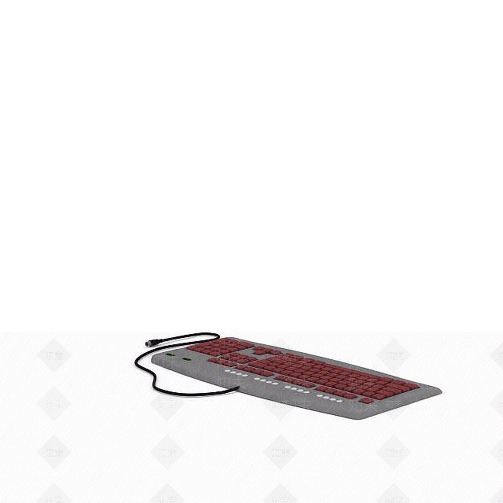 现代有线键盘3D模型下载【ID:1199017364】