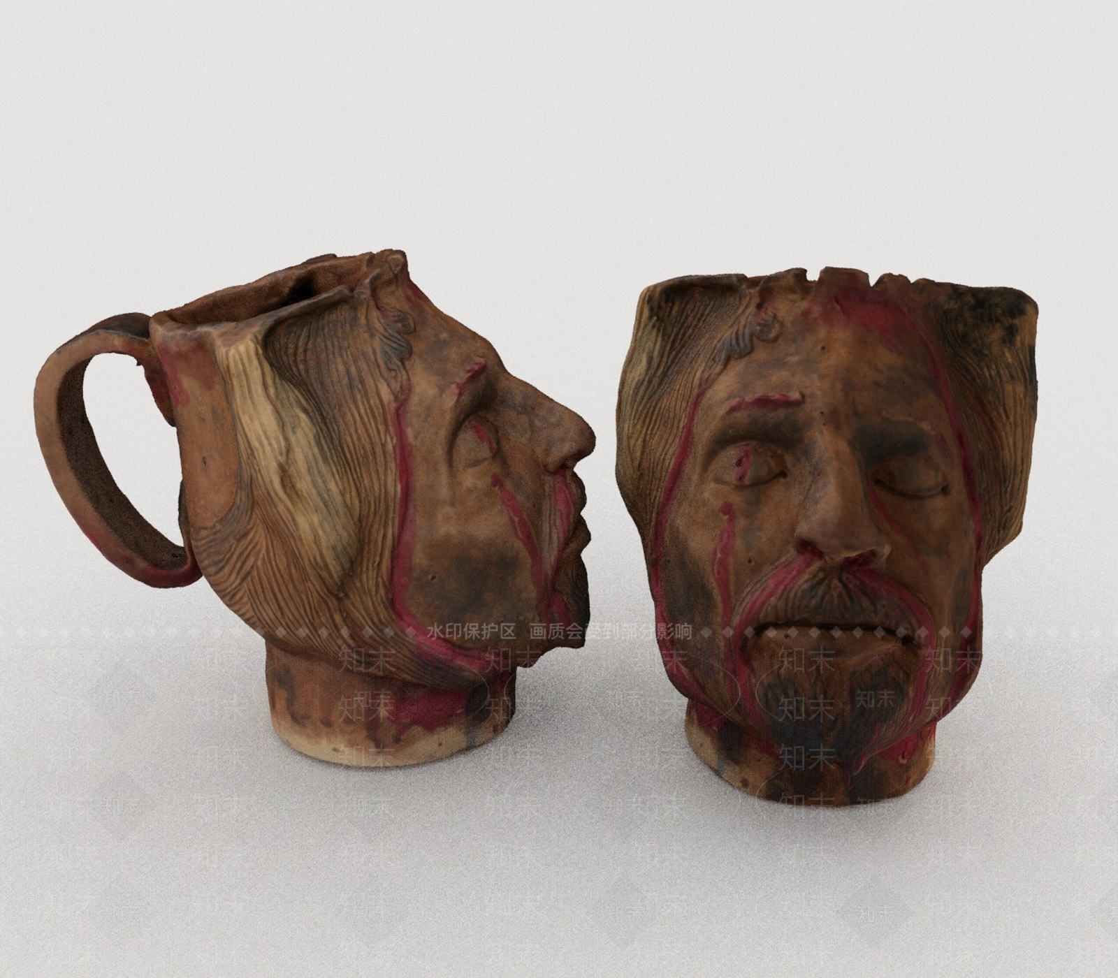 现代景观雕塑3D模型下载【ID:1199017734】