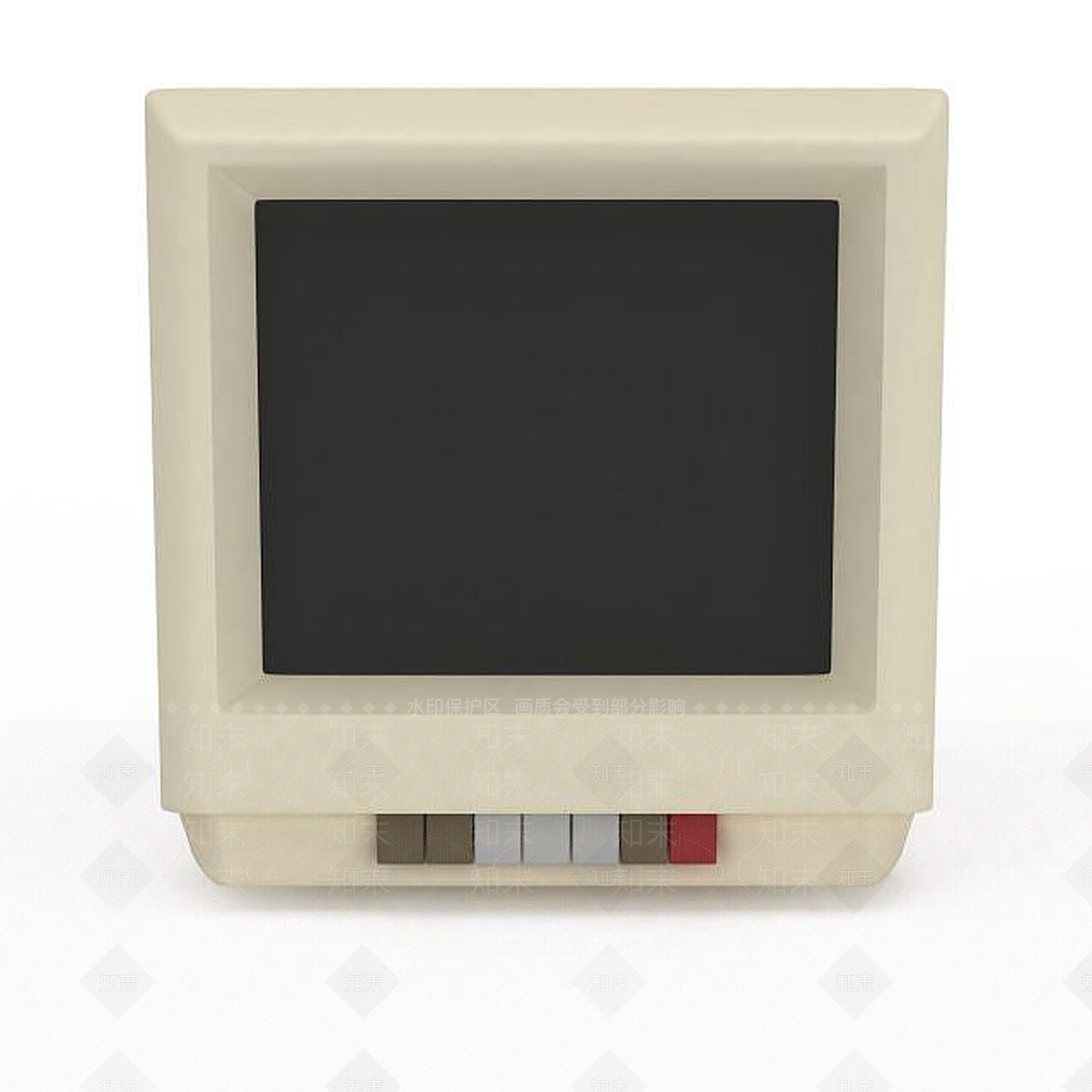 现代台式电脑3D模型下载【ID:1199017733】
