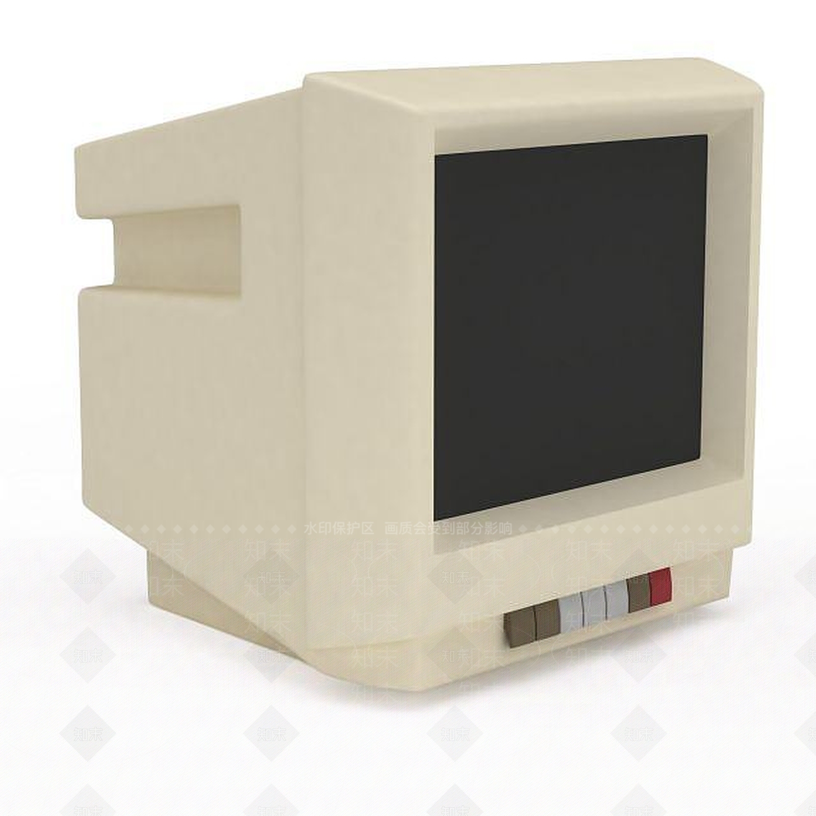 现代台式电脑3D模型下载【ID:1199017733】
