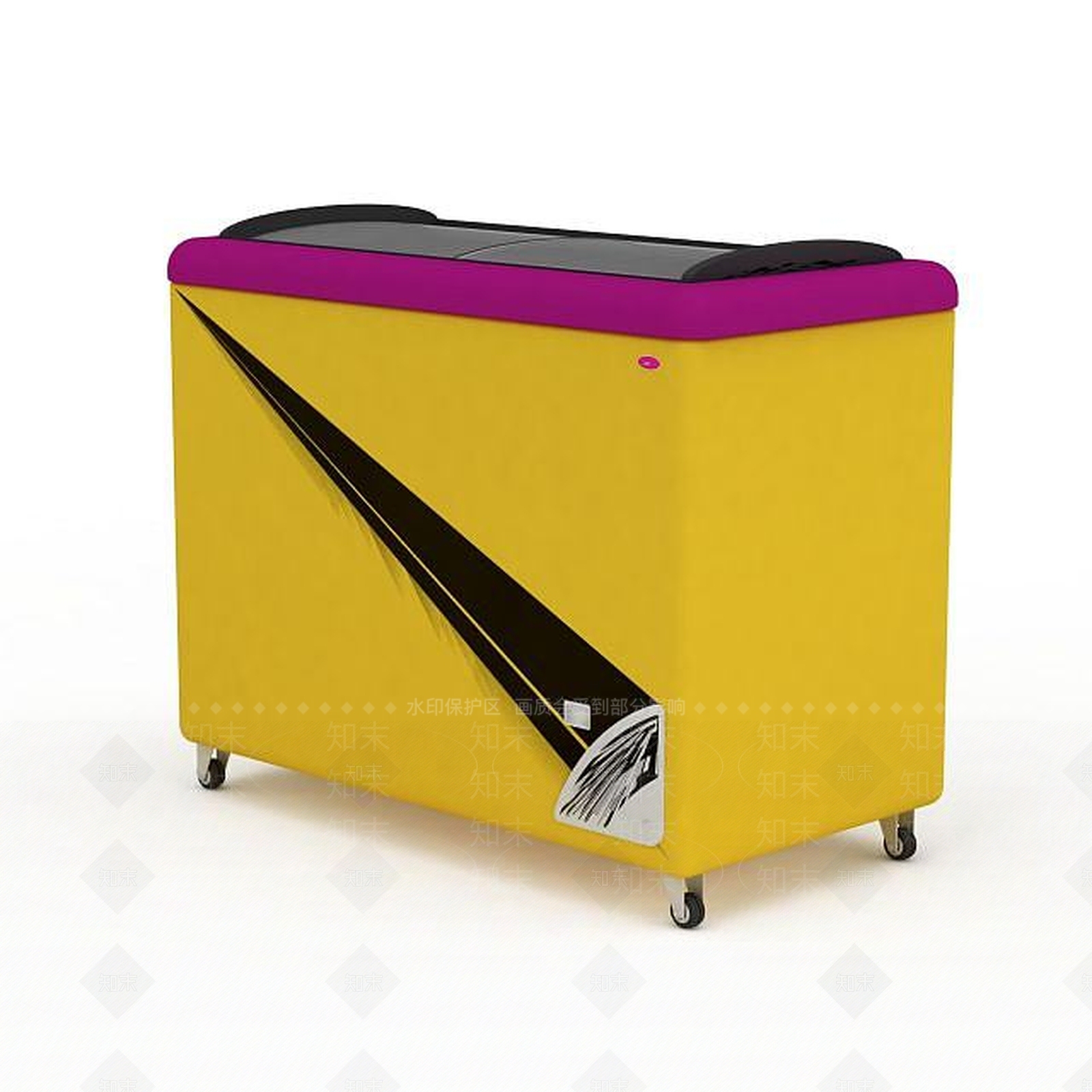 现代冰箱3D模型下载【ID:1199018491】