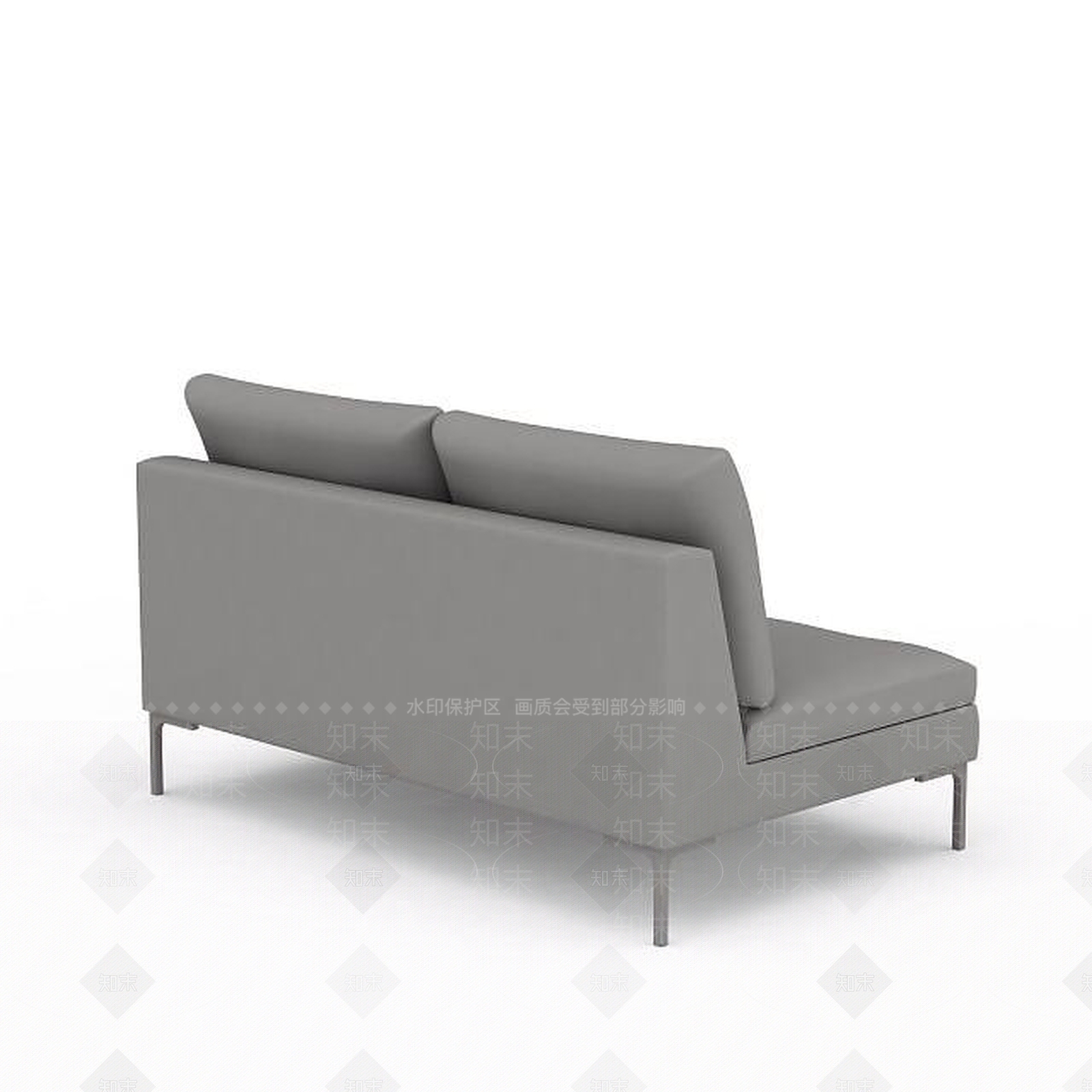 现代双人沙发3D模型下载【ID:1199019550】