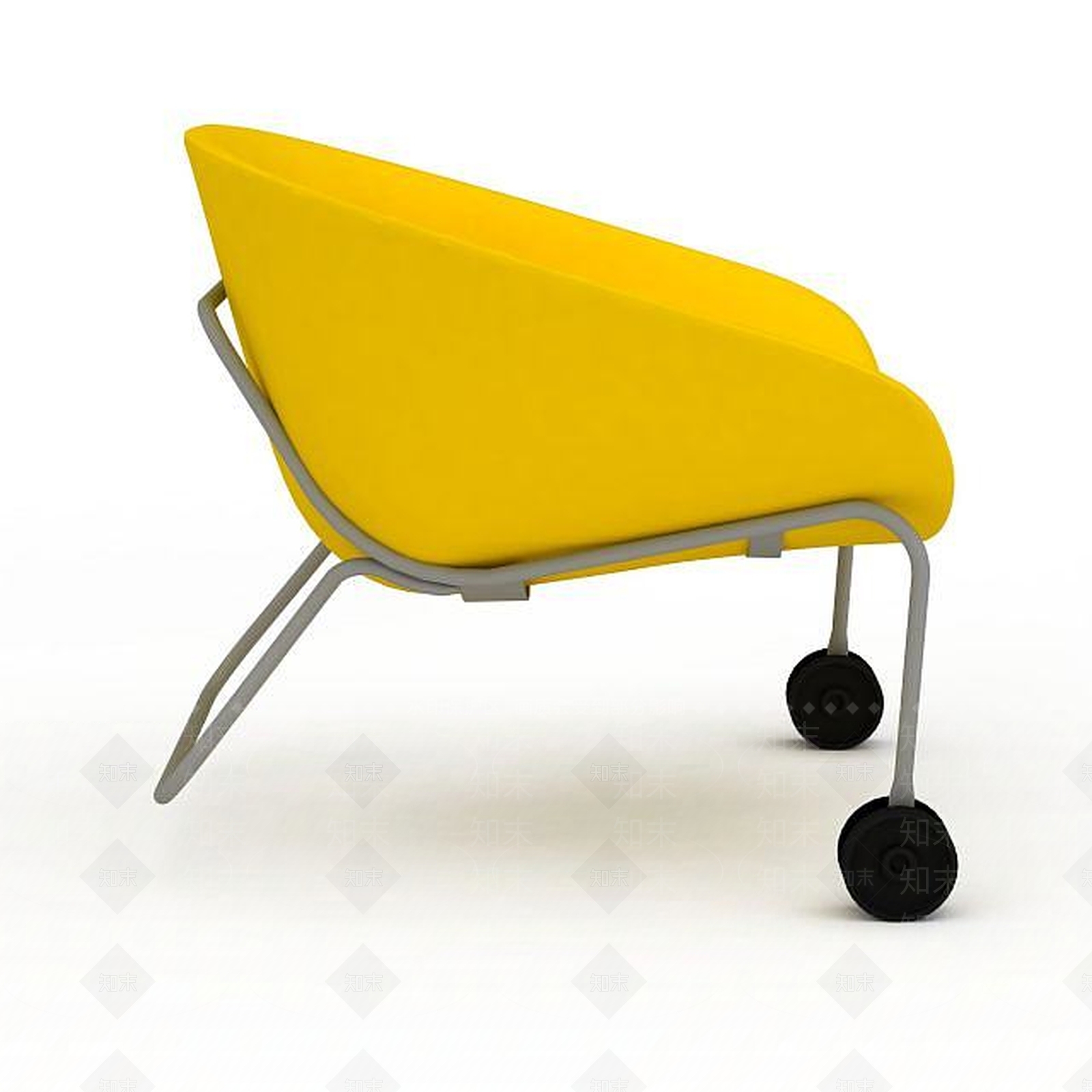 现代双轮移动椅子3D模型下载【ID:1199021727】