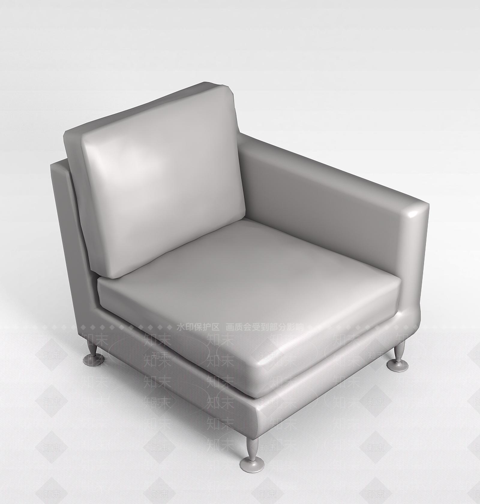 现代休闲椅3D模型下载【ID:1199021990】