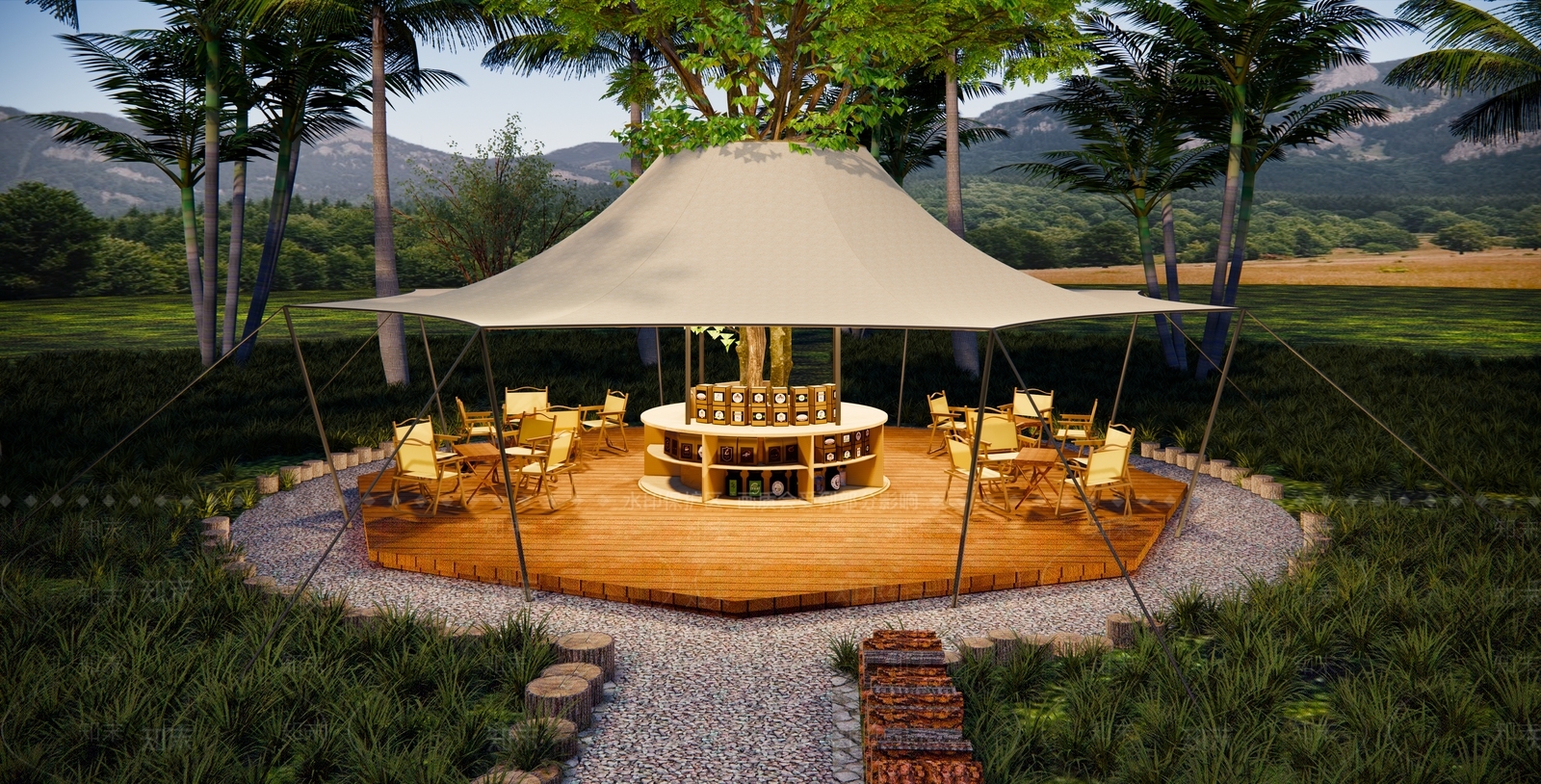 帐篷3D模型下载【ID:1199031625】