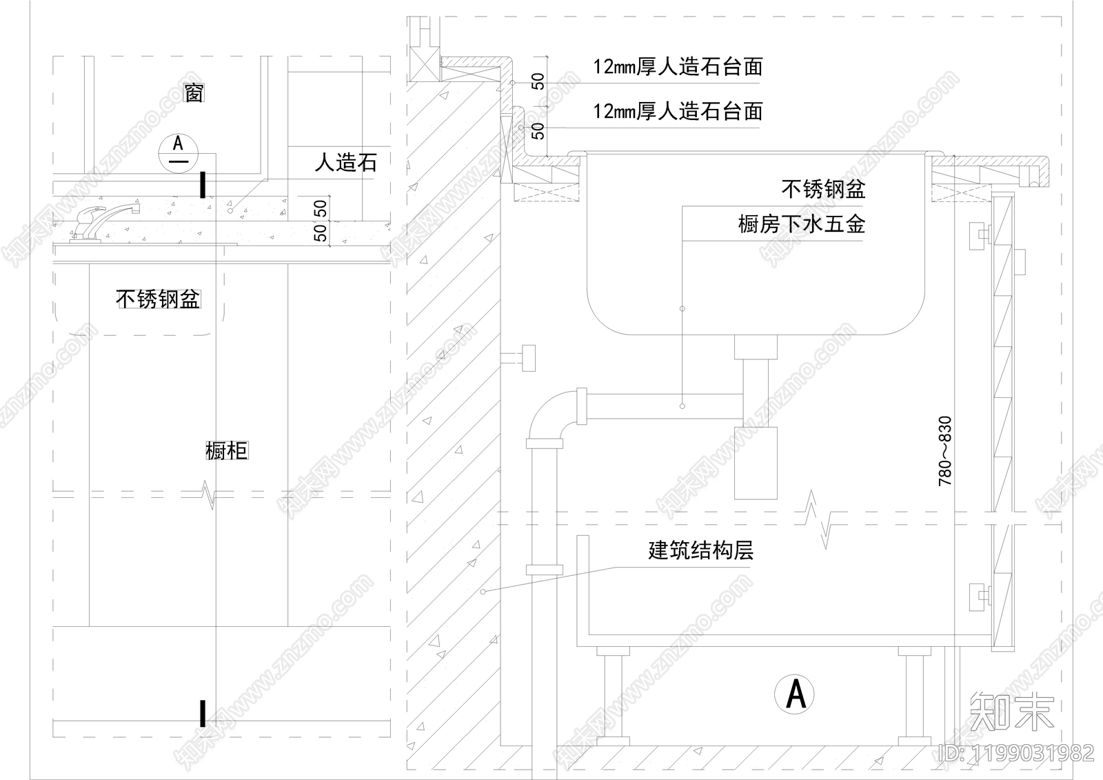 柜体节点施工图下载【ID:1199031982】