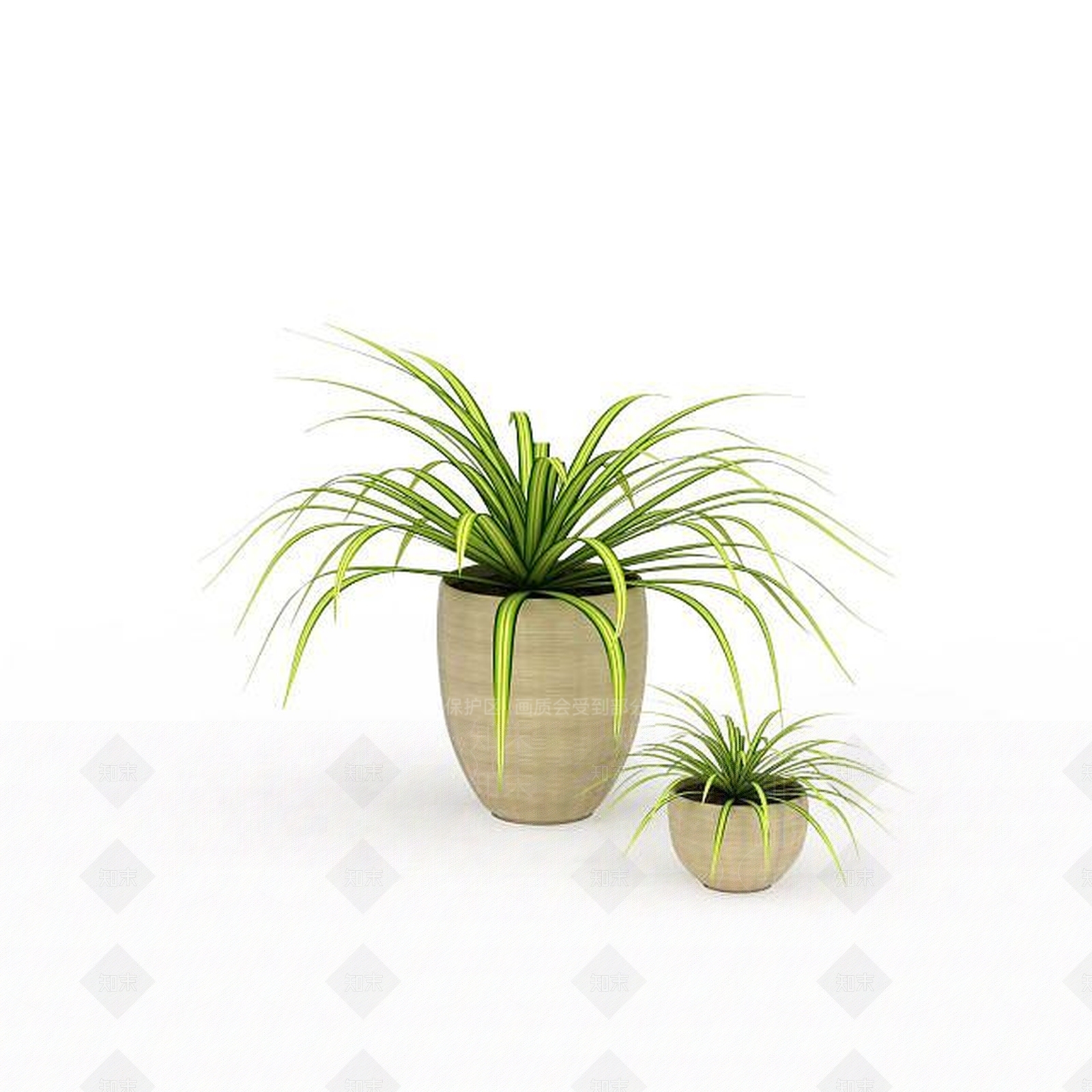 现代吊篮盆栽3D模型下载【ID:1199032546】