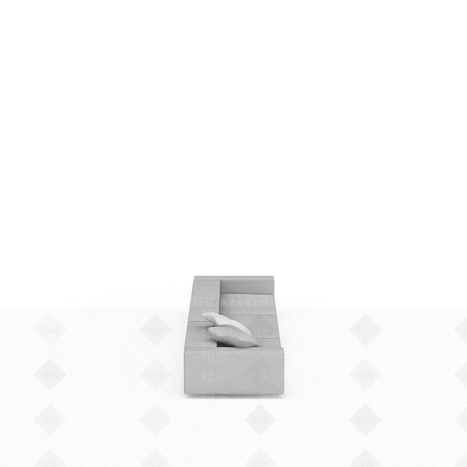 现代灰色沙发3D模型下载【ID:1199033139】