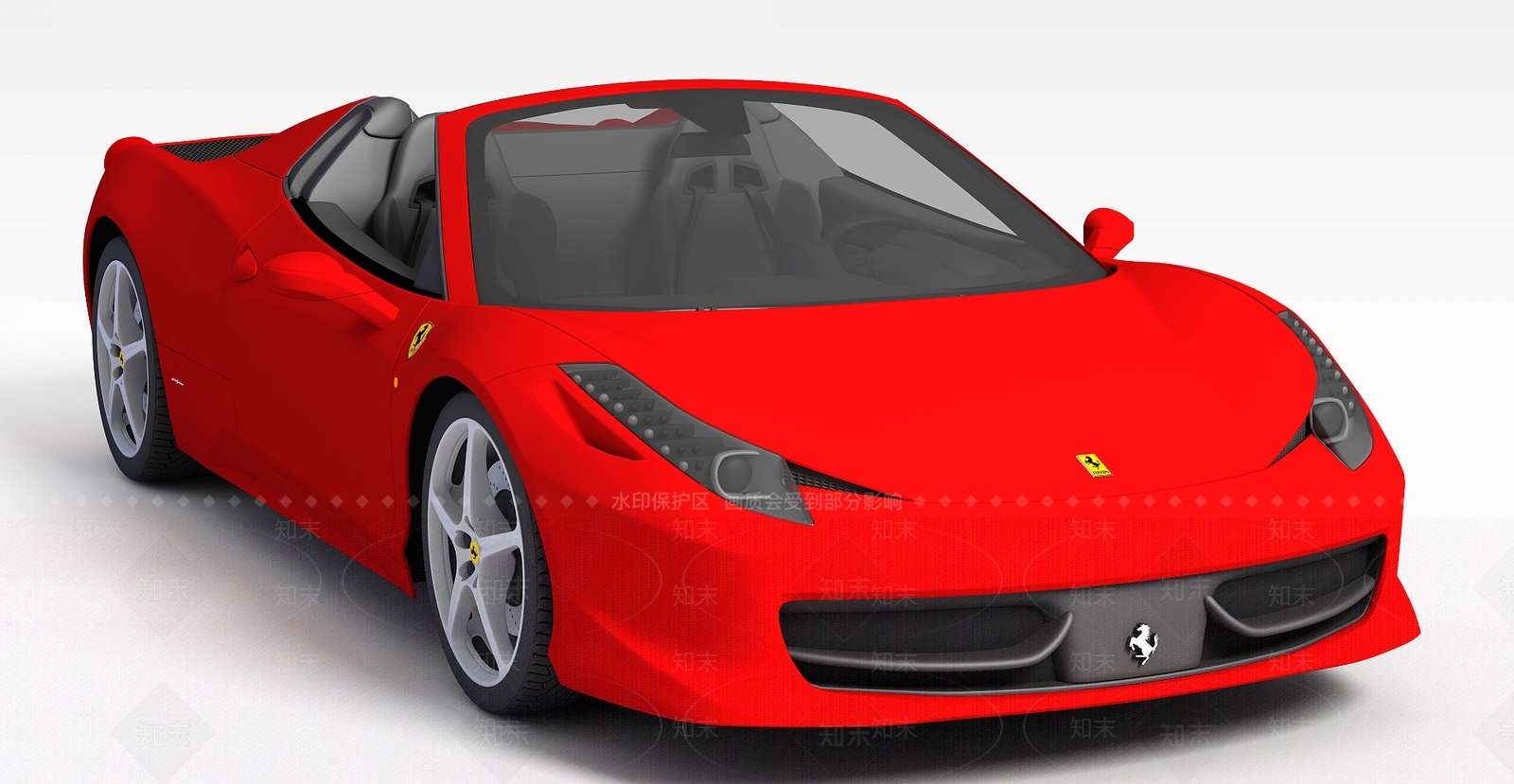 现代敞篷跑车3D模型下载【ID:1199033654】