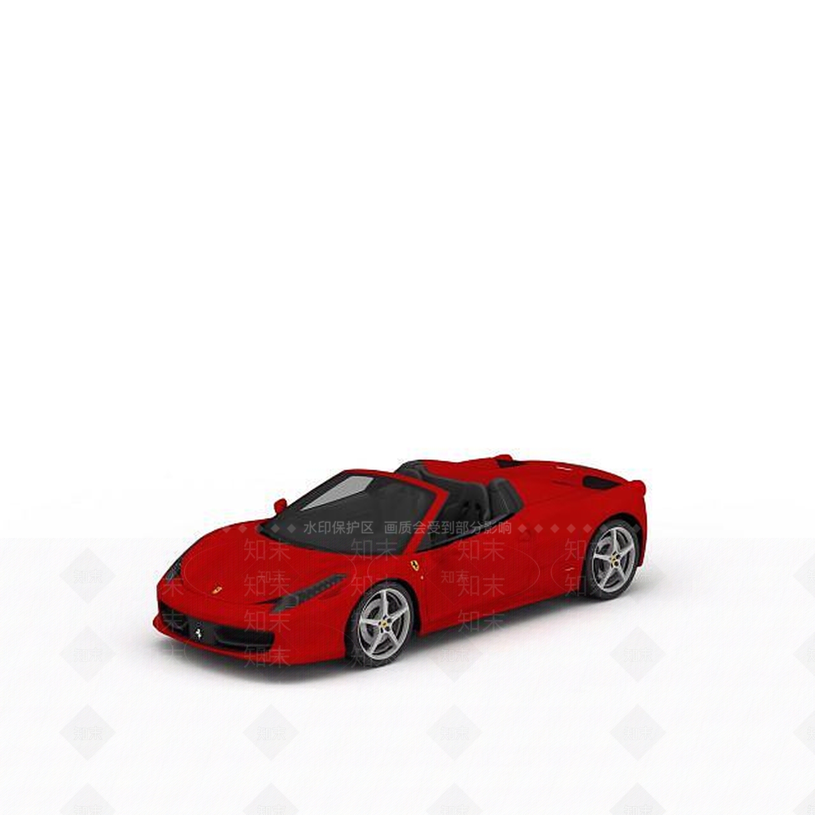 现代敞篷跑车3D模型下载【ID:1199033654】