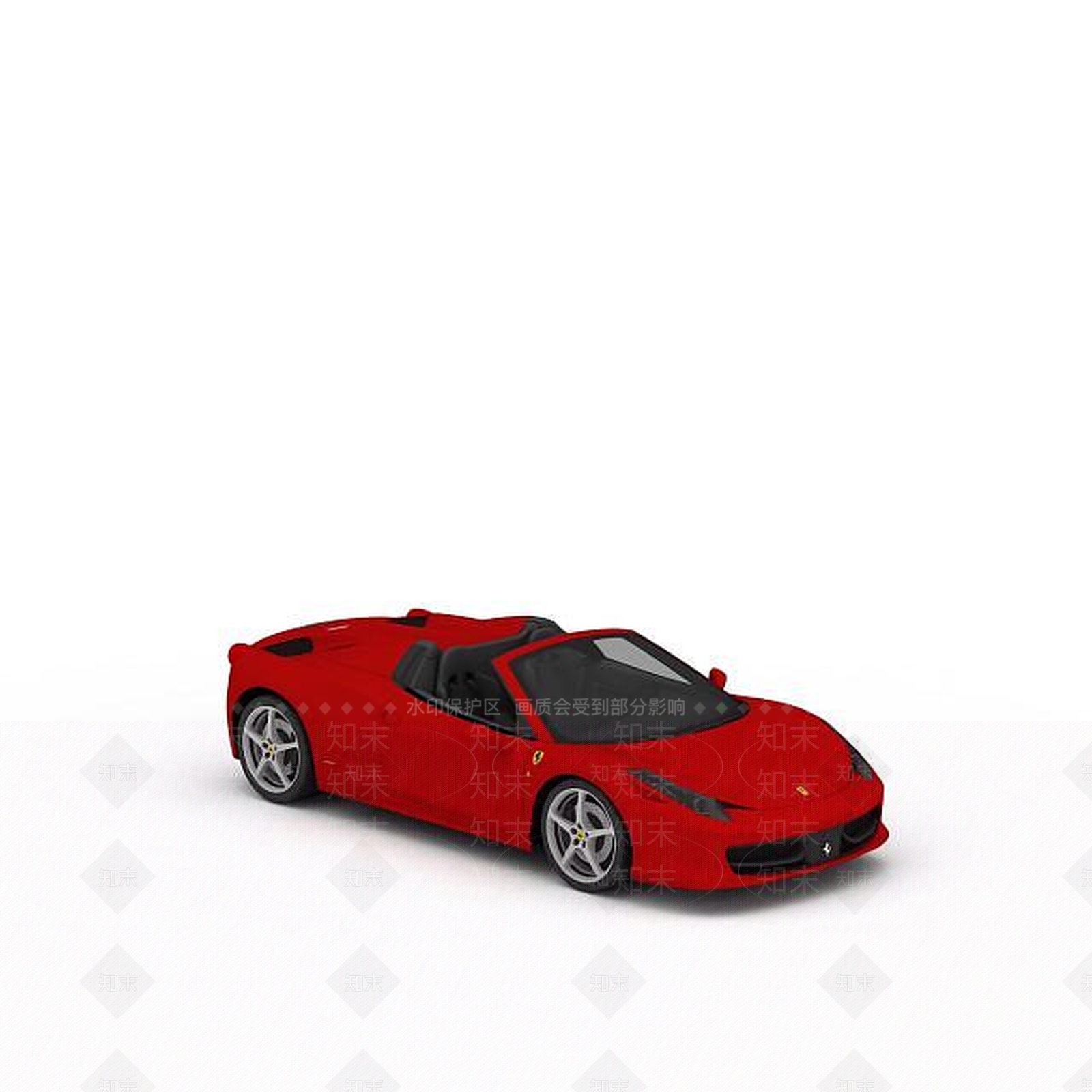 现代敞篷跑车3D模型下载【ID:1199033654】