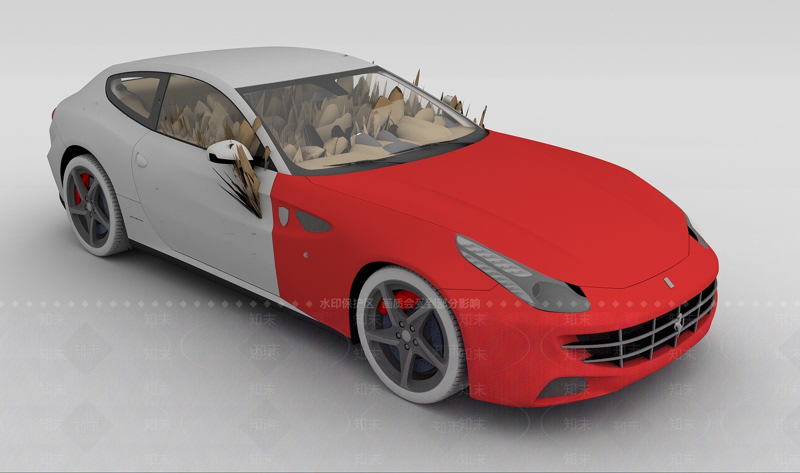 现代私家轿车3D模型下载【ID:1199033774】