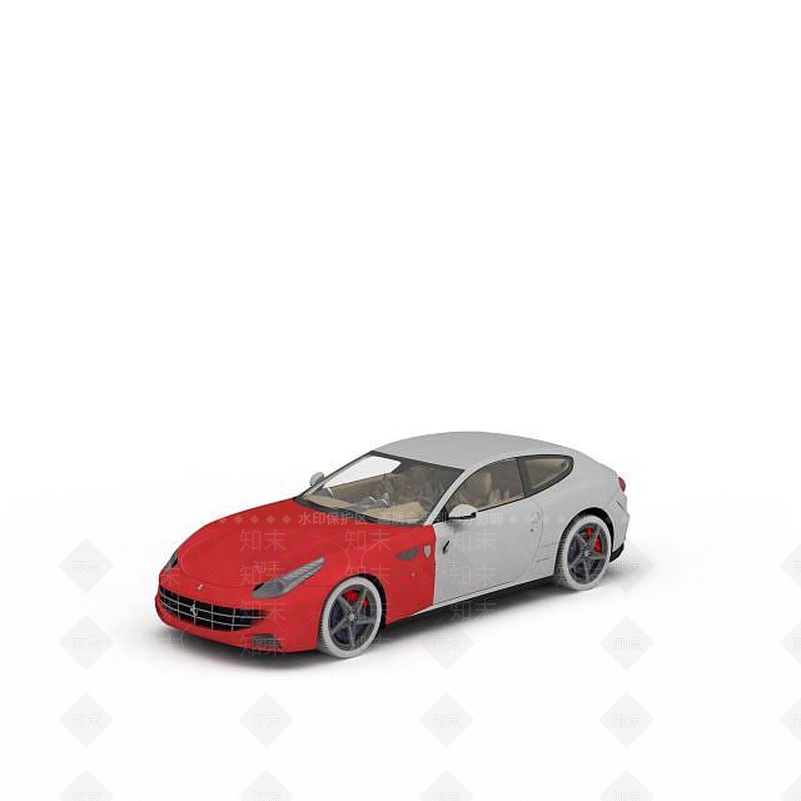 现代私家轿车3D模型下载【ID:1199033774】