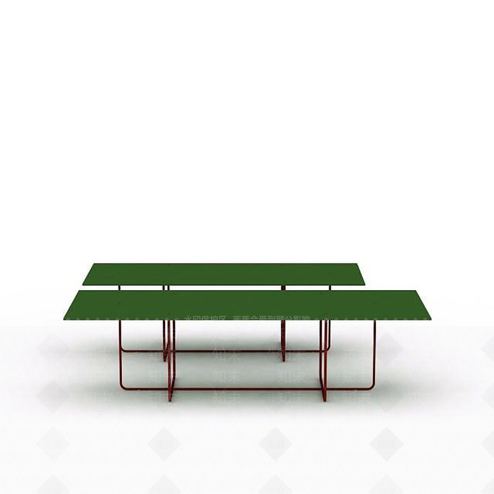 现代简易桌子3D模型下载【ID:1199034800】