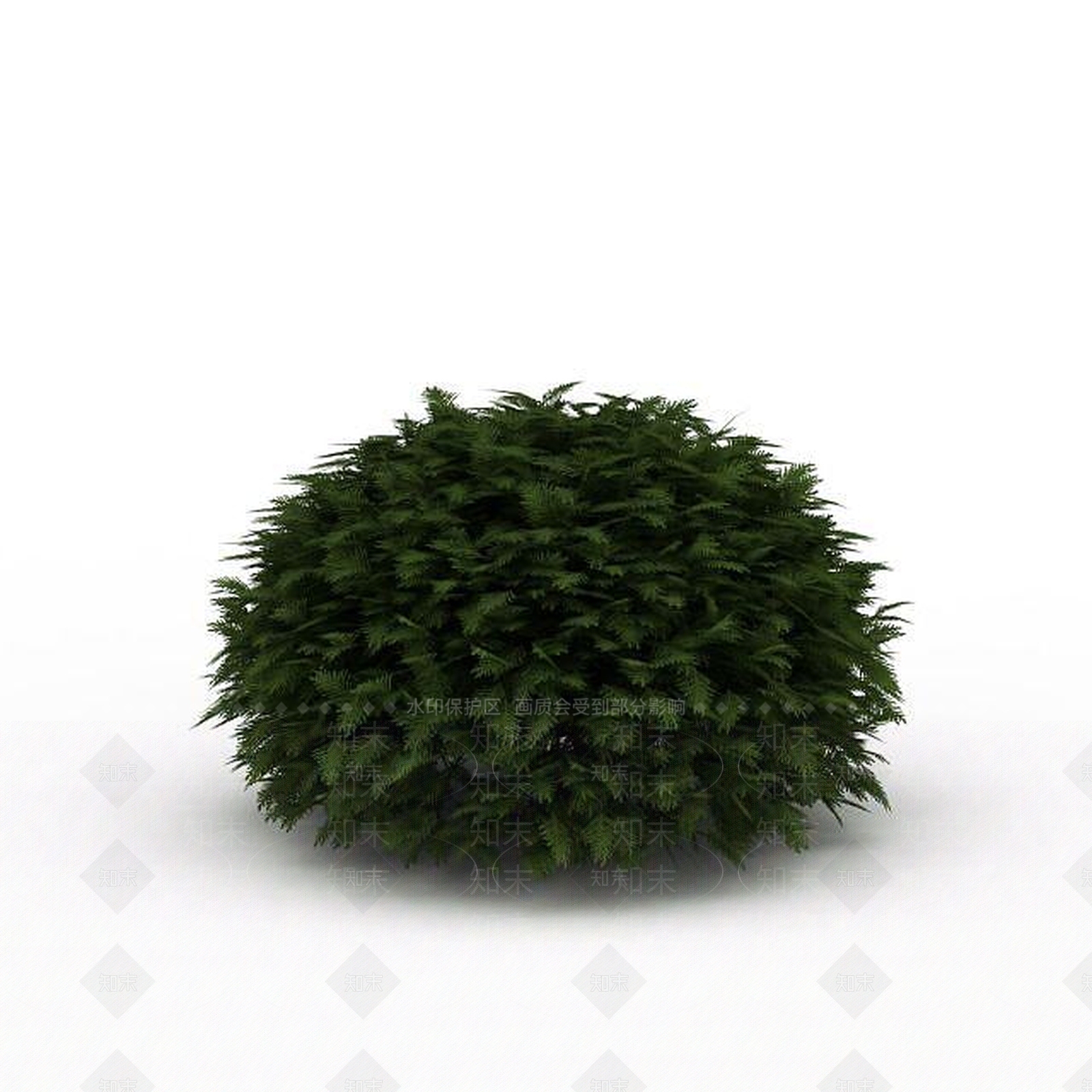 现代球形灌木3D模型下载【ID:1199040610】