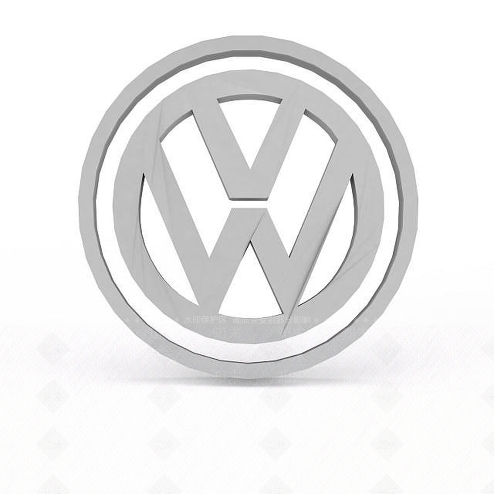 现代大众汽车标志3D模型下载【ID:1199041699】