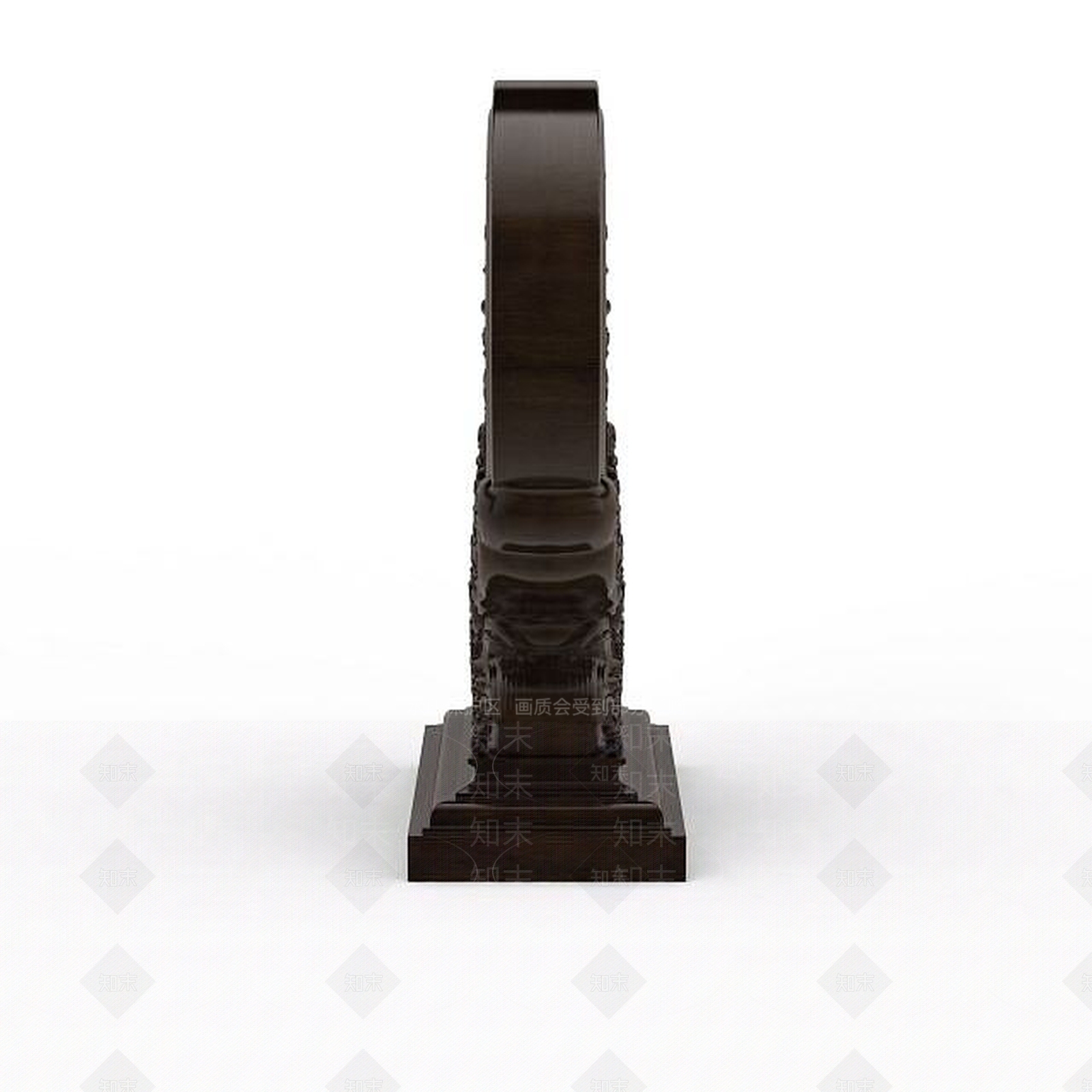 中式浮雕摆件3D模型下载【ID:1199044503】