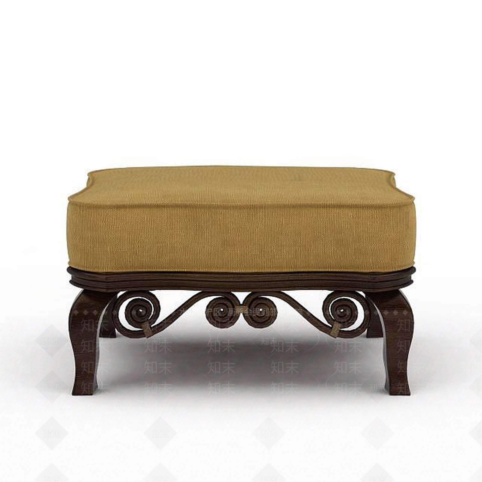 现代沙发凳子3D模型下载【ID:1199045106】