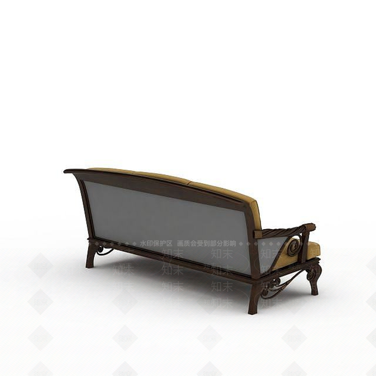 中式多人中式沙发椅3D模型下载【ID:1199045382】