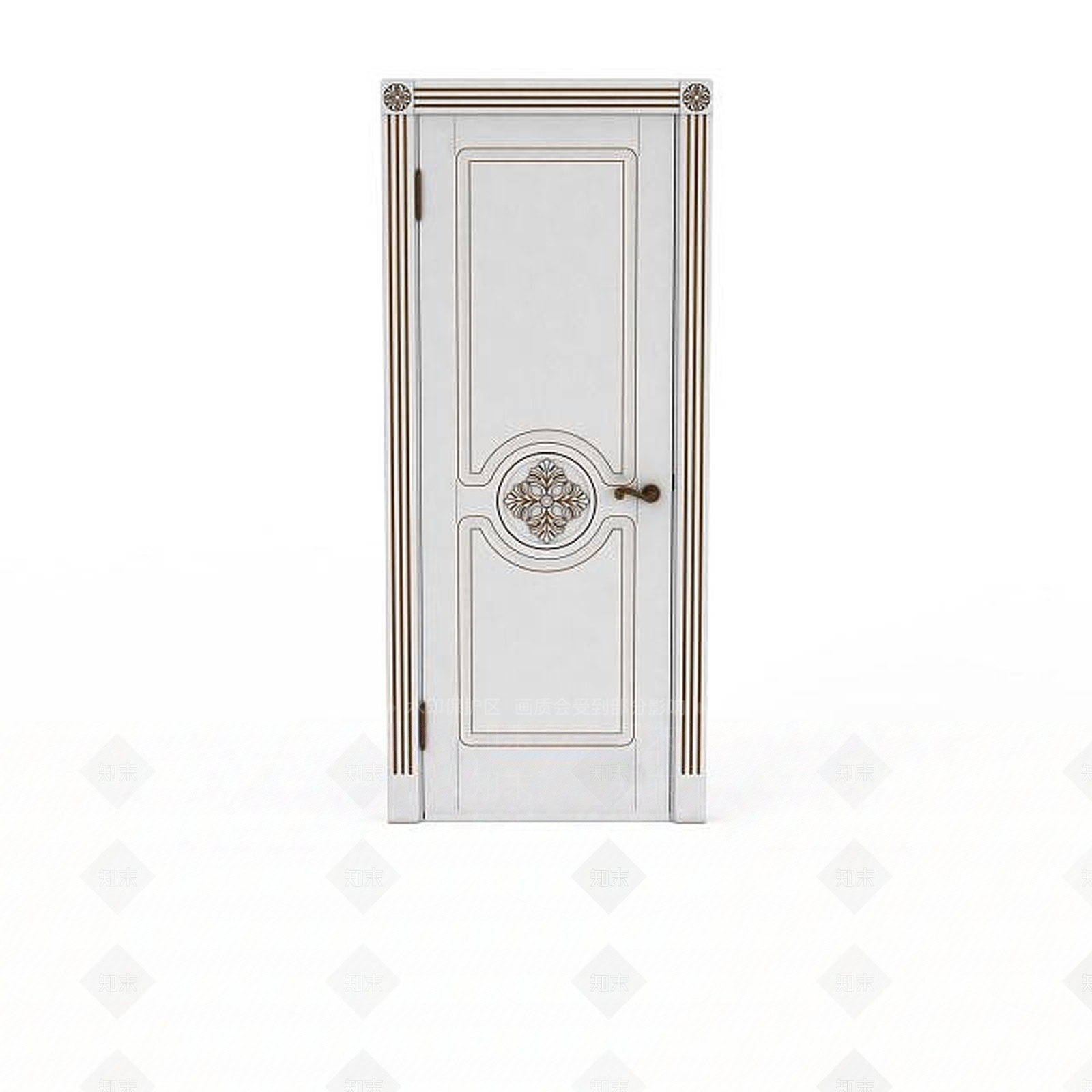 现代卧室门3D模型下载【ID:1199046584】