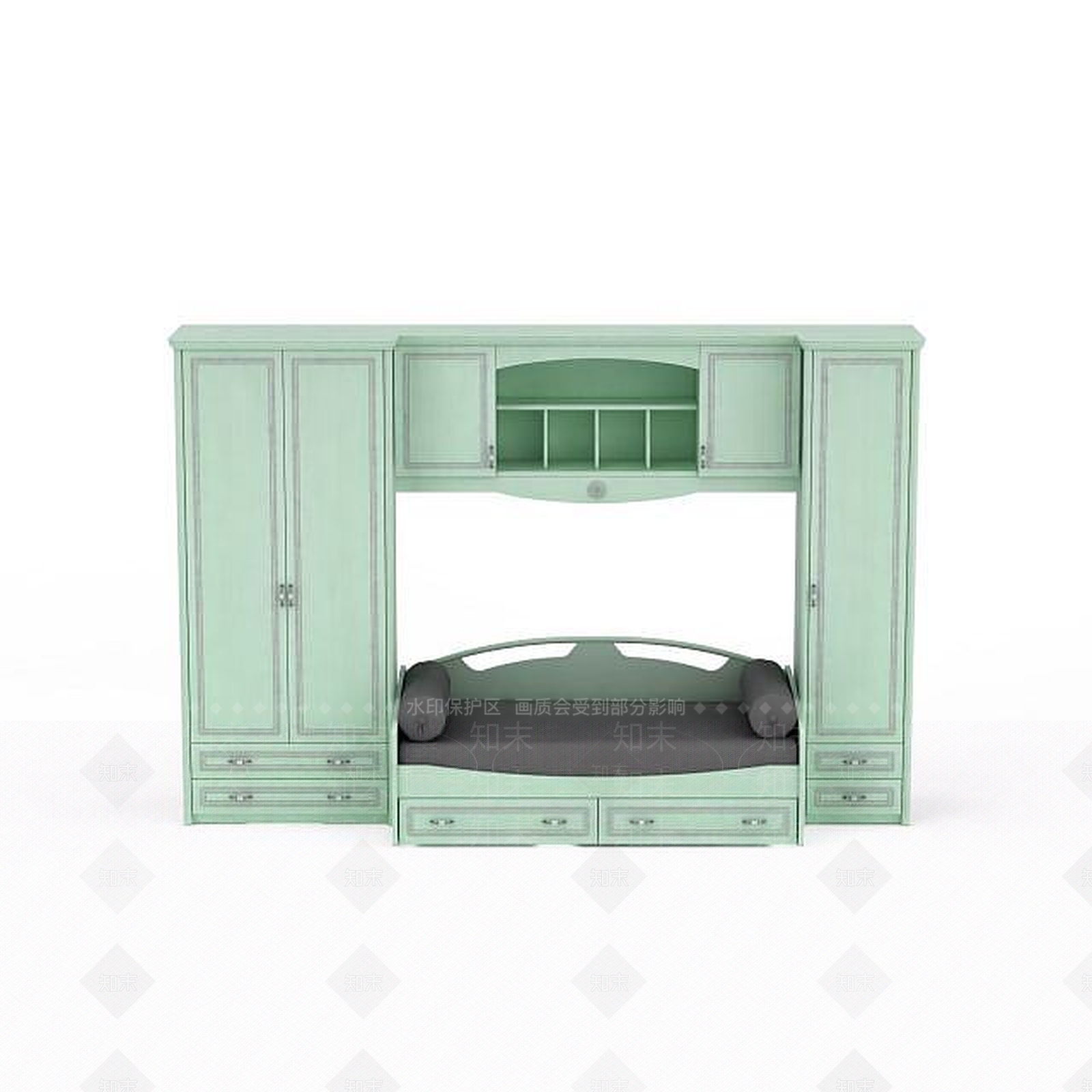 现代室内衣柜3D模型下载【ID:1199046767】