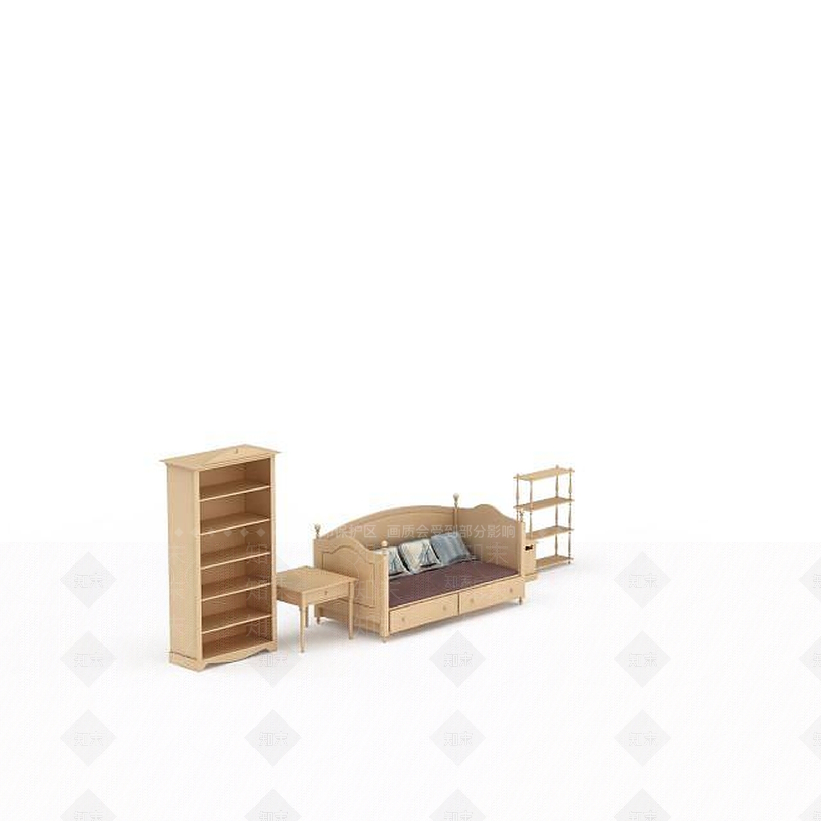 现代室内休闲沙发椅3D模型下载【ID:1199046827】
