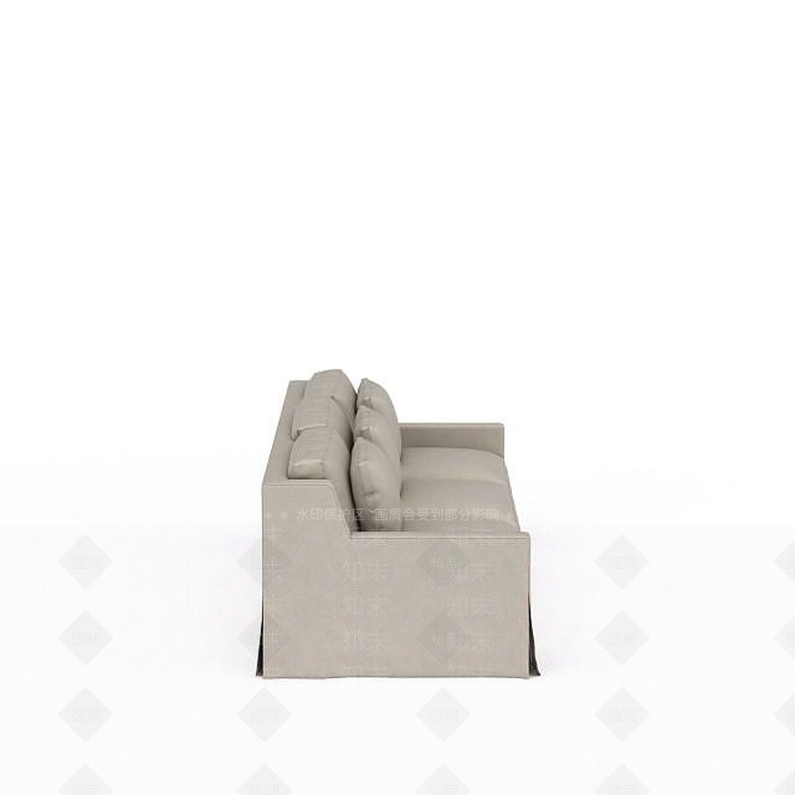 现代简约沙发3D模型下载【ID:1199047841】