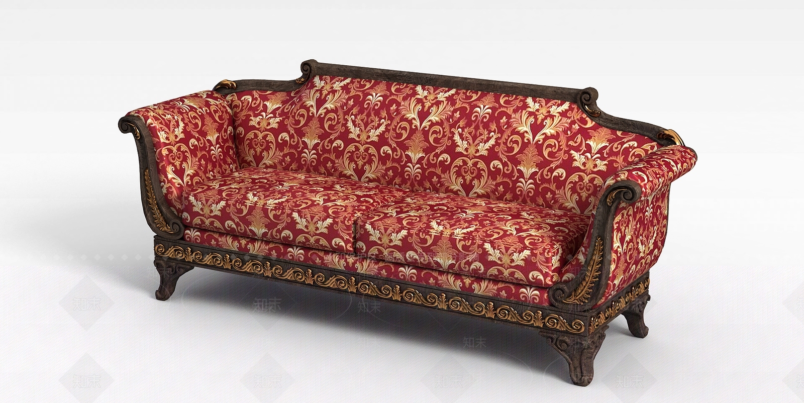 中式沙发椅3D模型下载【ID:1199049284】