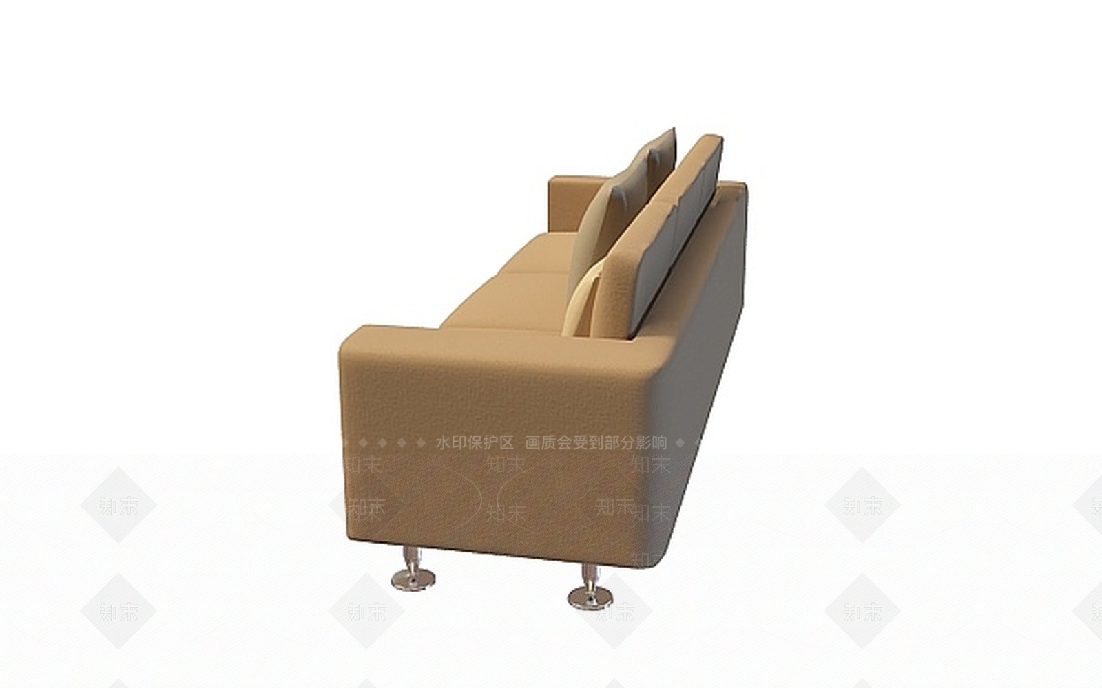 现代三人沙发3D模型下载【ID:1199049329】