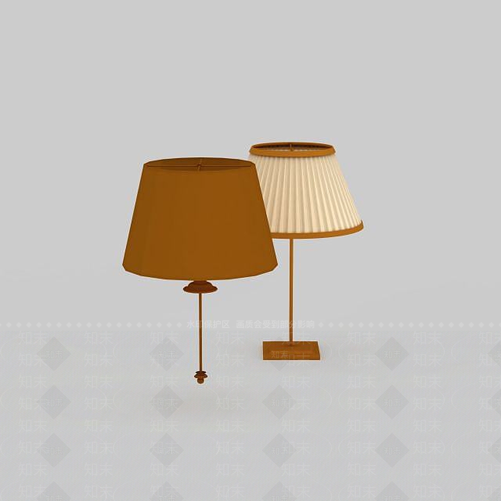 现代简易台灯3D模型下载【ID:1199049419】