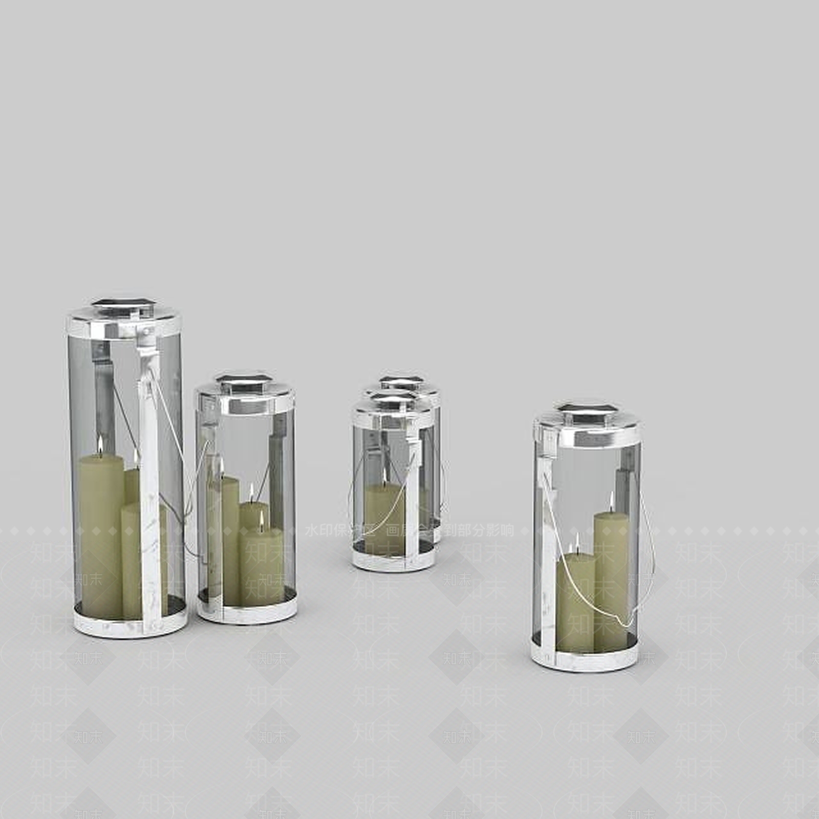 现代手提烛灯3D模型下载【ID:1199050643】