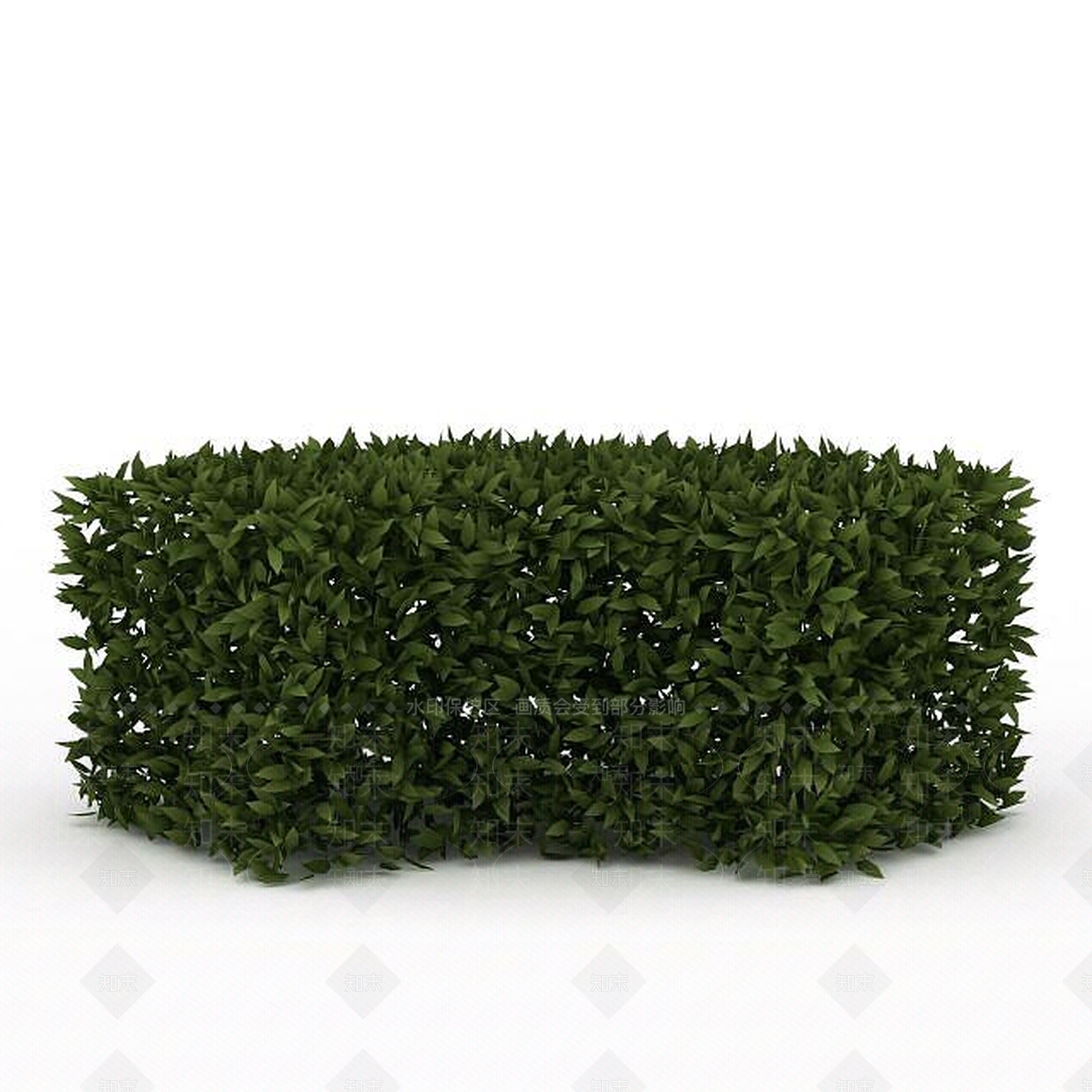 现代室外植篱3D模型下载【ID:1199052702】