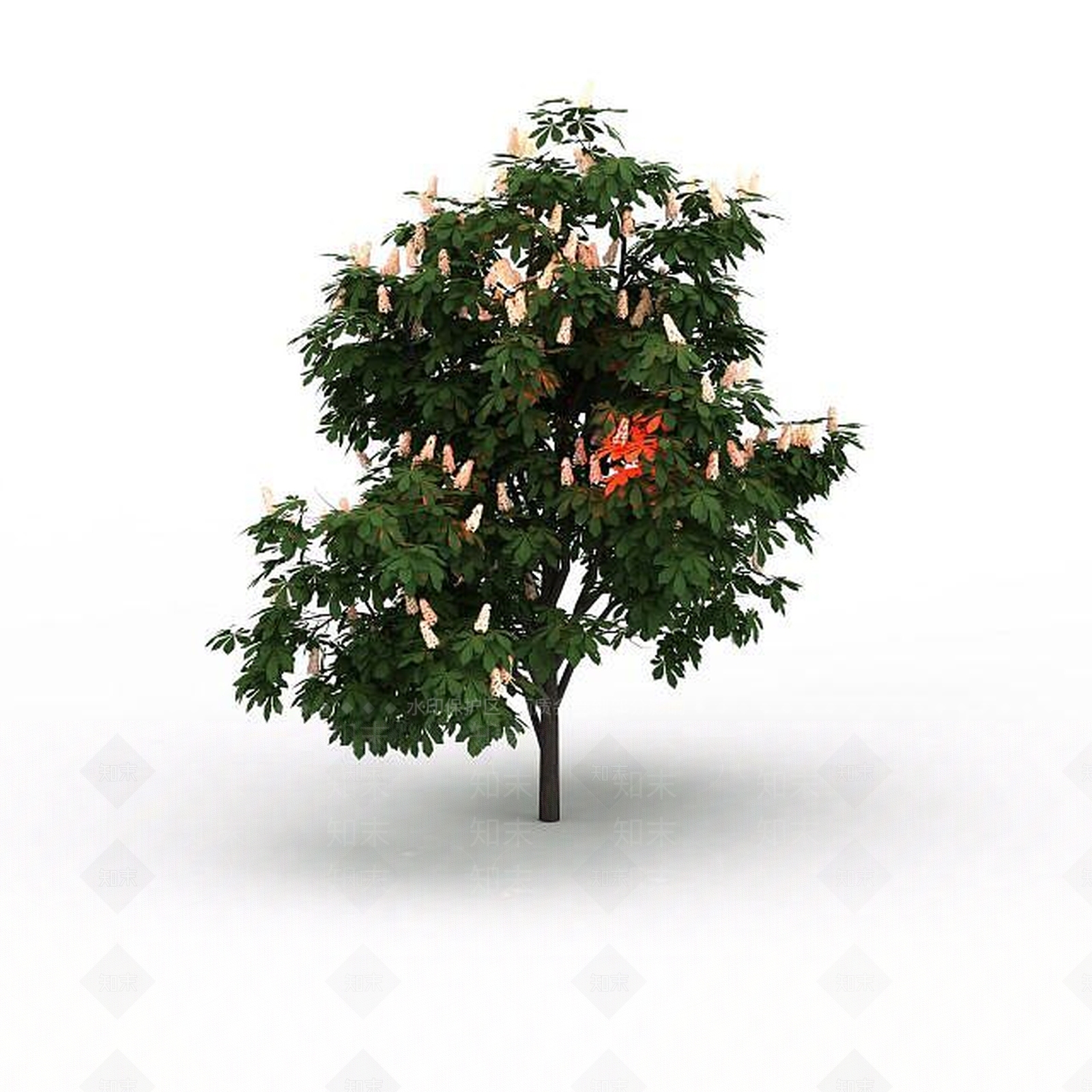 现代室外装饰树3D模型下载【ID:1199053121】