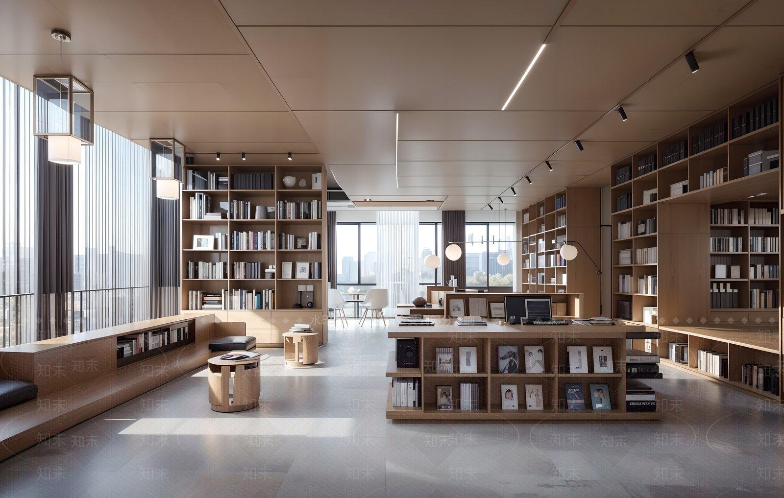 现代书店SU模型下载【ID:1199060904】