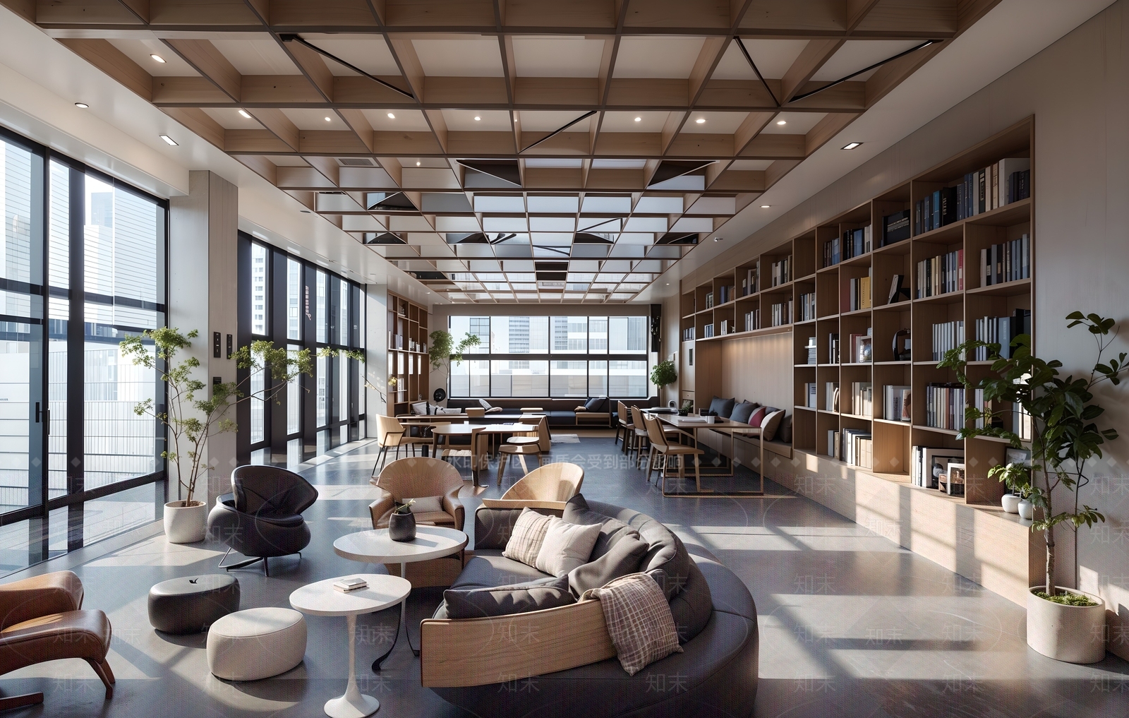 现代书店SU模型下载【ID:1199061271】