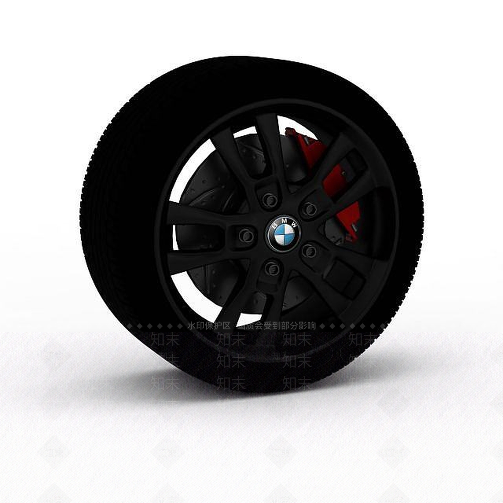 现代宝马轮胎3D模型下载【ID:1199061297】