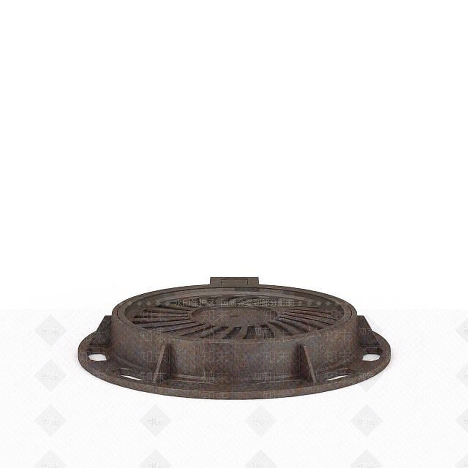 现代井盖3D模型下载【ID:1199061355】