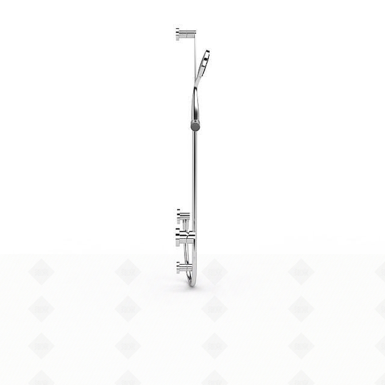 现代沐浴花洒3D模型下载【ID:1199062352】