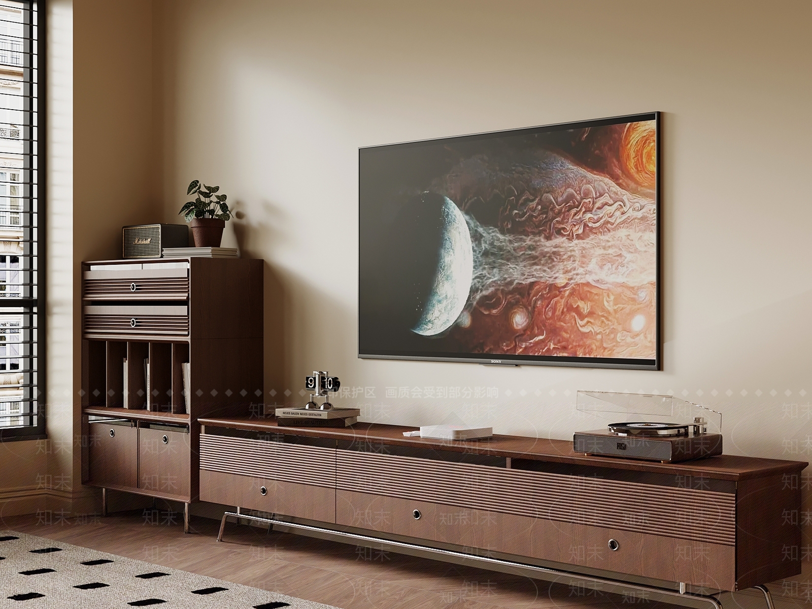 法式中古电视柜SU模型下载【ID:1199065235】