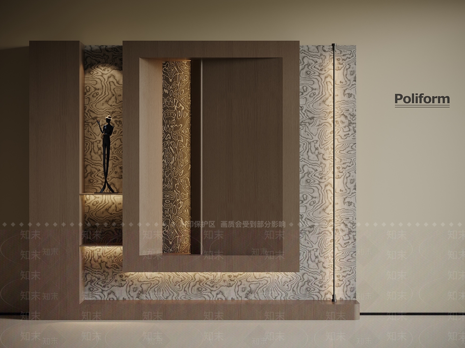 现代玄关SU模型下载【ID:1199069013】