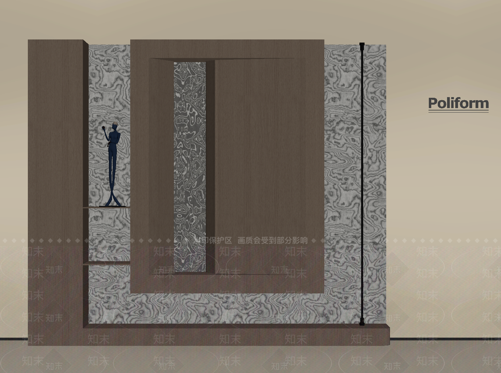 现代玄关SU模型下载【ID:1199069013】