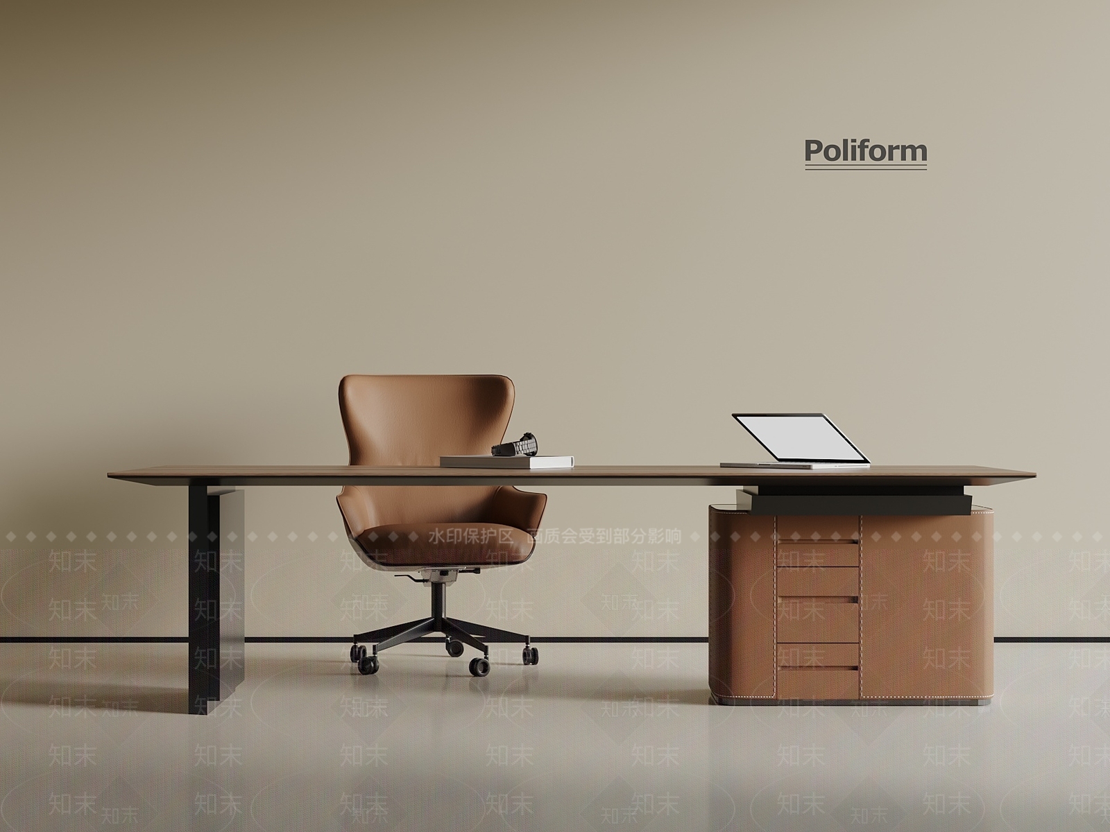 现代办公桌椅SU模型下载【ID:1199069325】