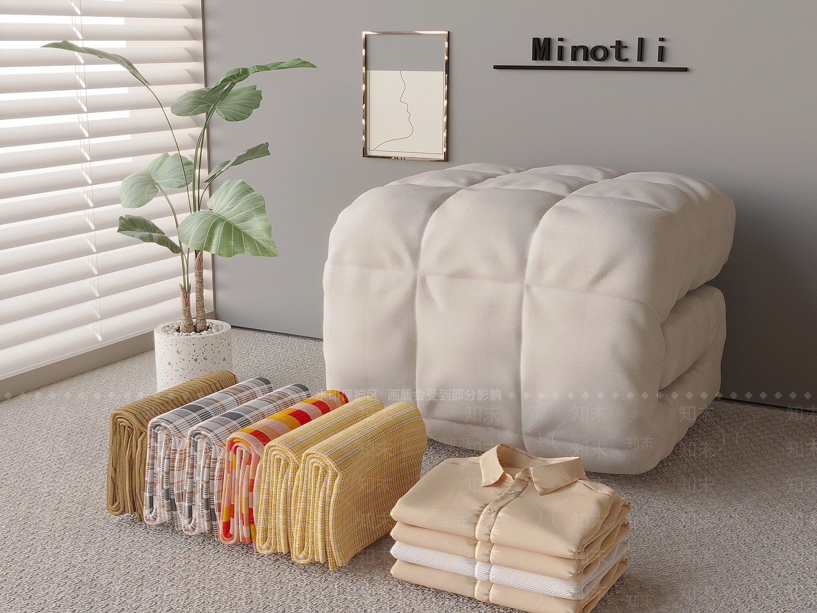 衣服SU模型下载【ID:1199072128】