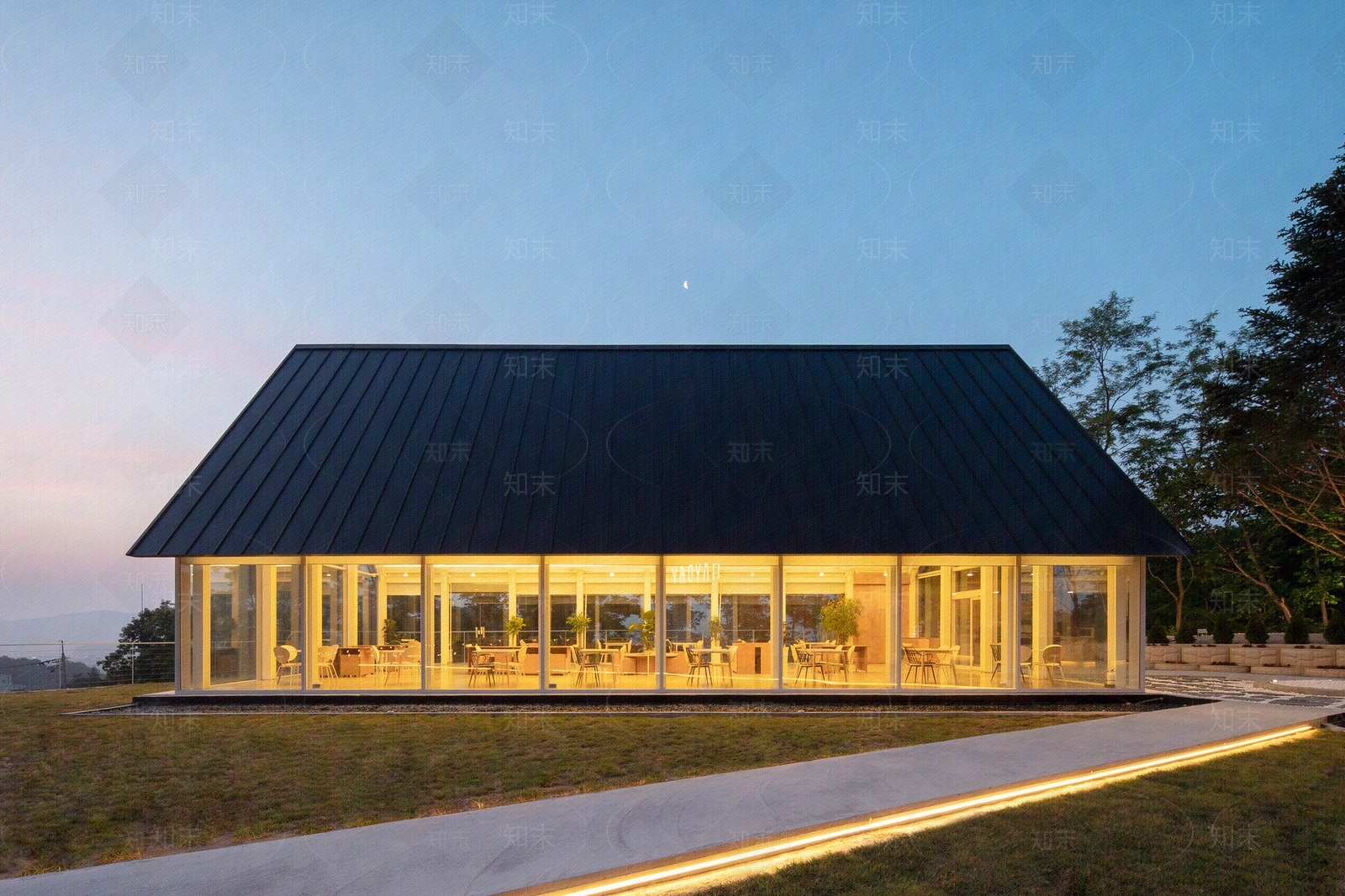 现代北欧小区外景贴图下载【ID:1199073808】