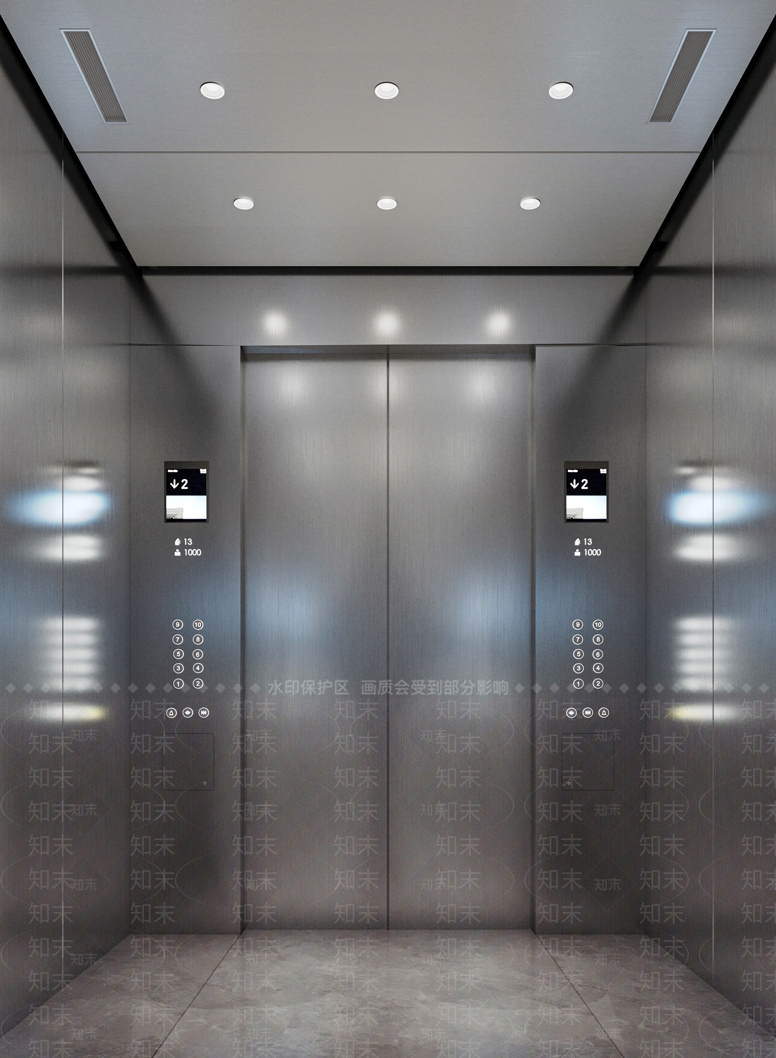 现代工业货运电梯3D模型下载【ID:1199075750】