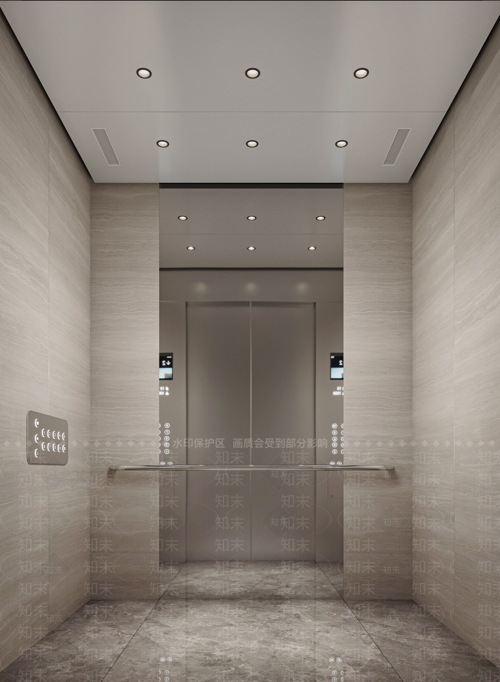 现代工业观光电梯3D模型下载【ID:1199076294】