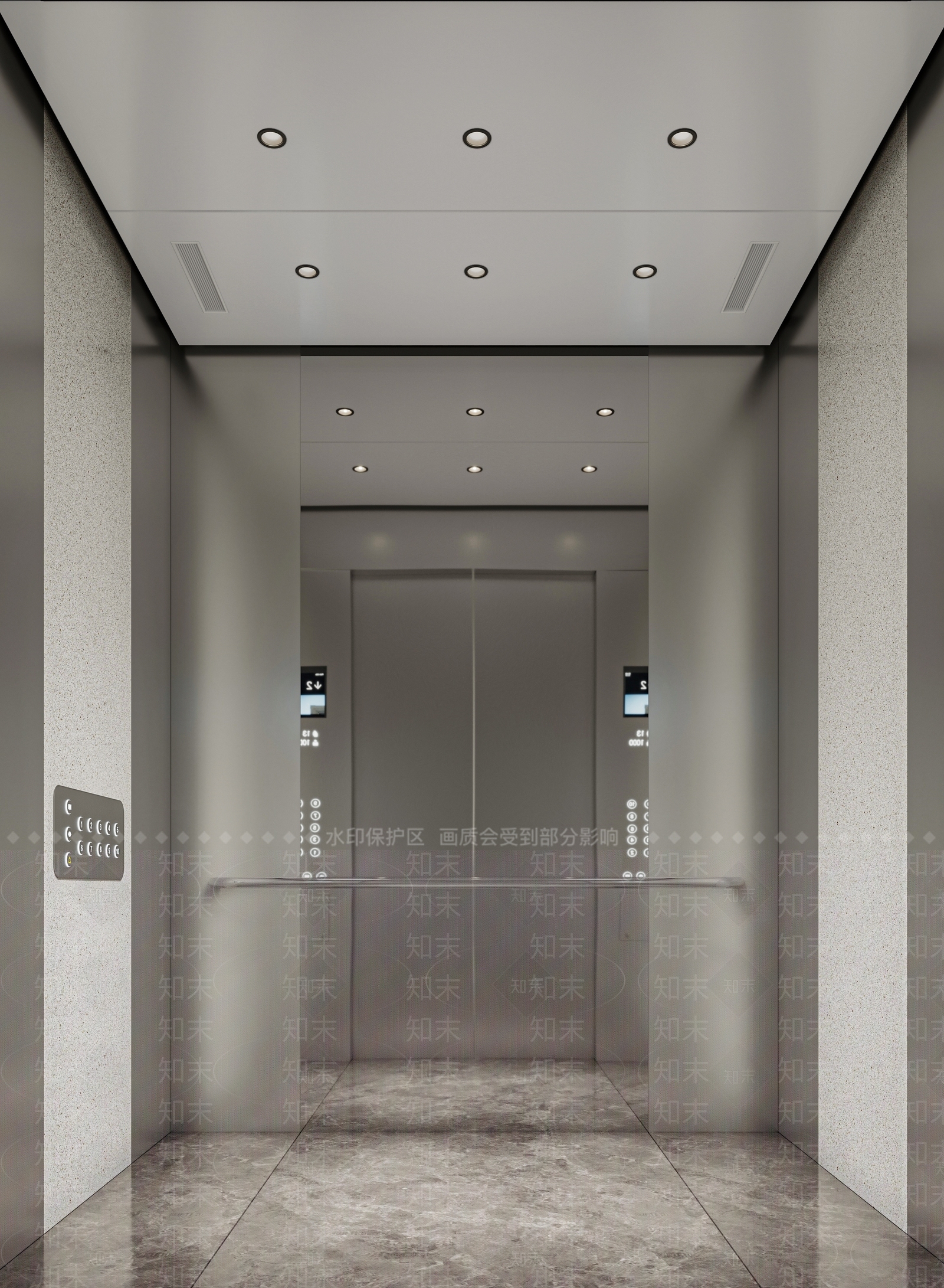 现代工业观光电梯3D模型下载【ID:1199076720】